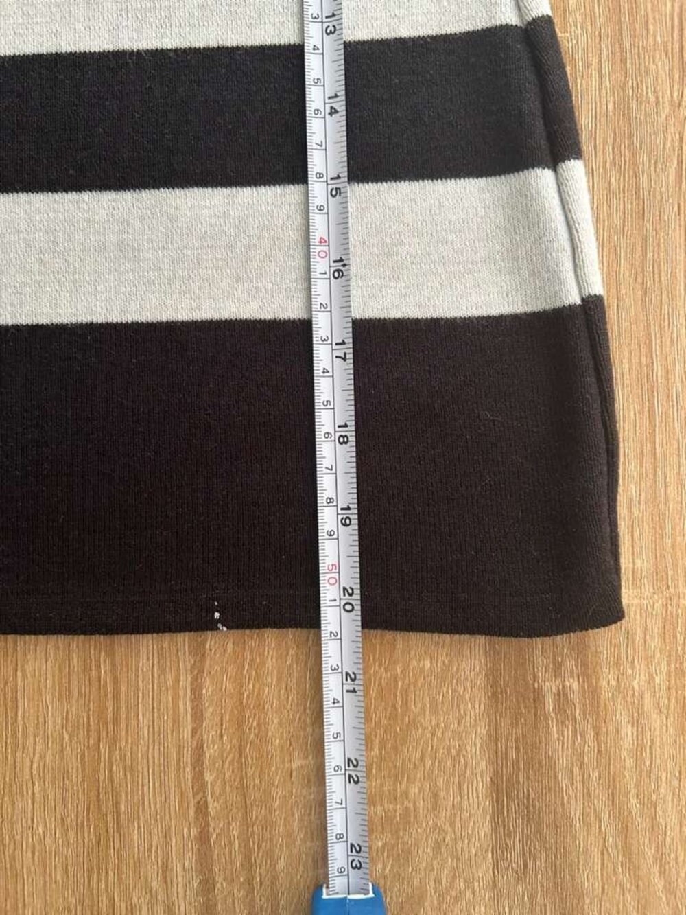 Lacoste Women’s Knit Polo Top Black White Striped Short Sleeve Size 6 - Picture 7 of 8